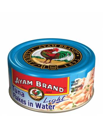 Ayam Brand Tuna Flakes In Water Light 150G