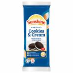 Sunshine Cookies & Cream Wholemeal Cream Bun 65g