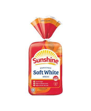 Sunshine Enriched Soft White Bread 400g