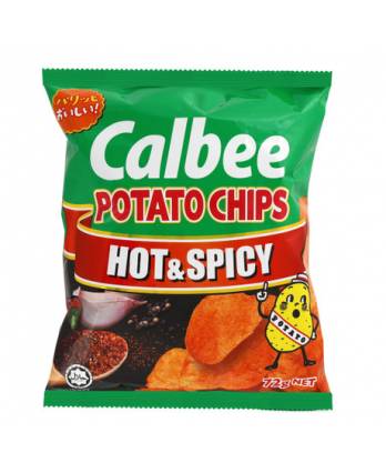 Calbee Potato Chips Hot & Spicy 72g