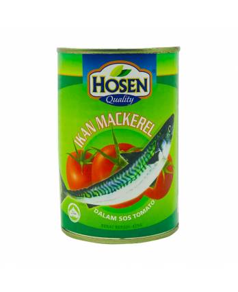 Hosen Mackerel In Tomato Sauce 425G