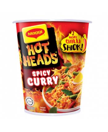 Maggi Hot Heads Spicy Curry Cup Noodles 59g