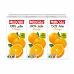 Marigold 100% Packet Juice - Orange 6 x 200ml
