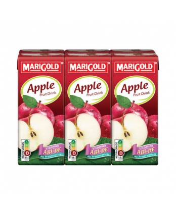 Marigold Packet Fruit Drink - Apple 6 x 250ml