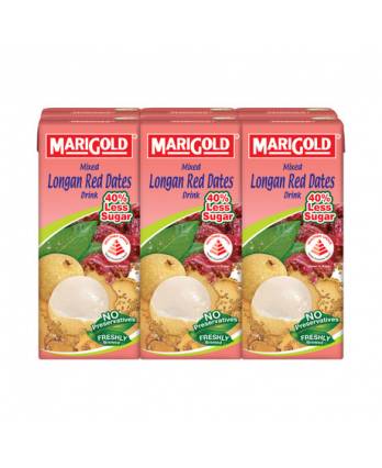 Marigold Longan Red Date Less Sweet 6 x 250ml