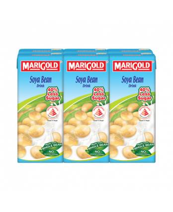 Marigold Soya Bean Drink Less Sweet 6 x 250ml