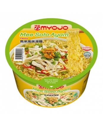 Myojo Instant Bowl Noodle - Mee Soto Flavour 80g