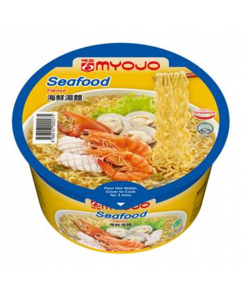 Myojo Instant Bowl Noodle - Seafood Flavour 80g
