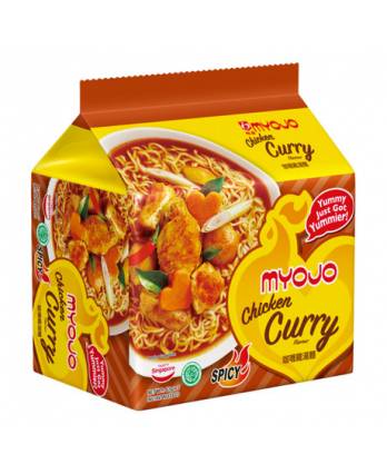 Myojo Instant Noodle - Chicken Curry Flavour 5 x 83g
