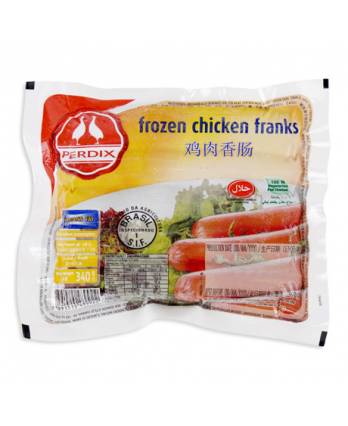 Perdix Frozen Chicken Franks 340g