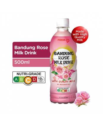 Pokka Bandung Rose Milk Drink 500ml