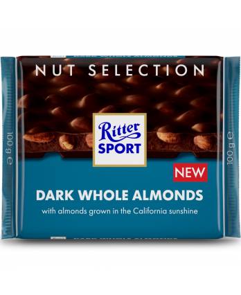 Ritter Sport Dark Whole Almonds 100G