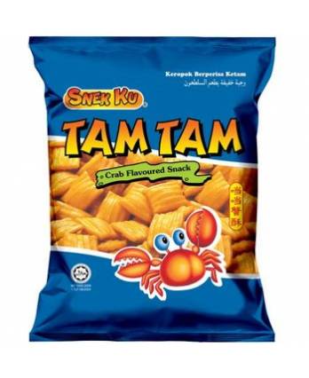 Snek Ku Tam Tam Crab Snack 80G