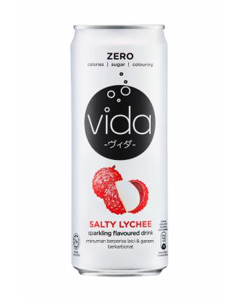 Vida Salty Lychee Flavoured Water Zero 325ml